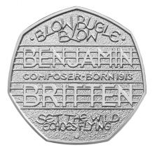 The Royal Mint is to release a commemorative Britten coin designed by Tom Phillips Royal Mint to release commemorative Britten coin