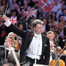 Edward Gardiner conducting last Saturday's Last Night (photo: BBC/Chris Christodoulou) Edward Gardiner conducting the Last Night (photo: BBC/Chris Christodoulou)
