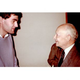 Meeting Lutosławski for the first time at the Autumn Festival of Contemporary Music in Warsaw in 1988 Lutosławski at 100
