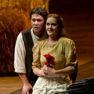 John Bellemer and Jessica Muirhead are ideal as the lovers in A Village Romeo and Juliet (photo: Clive Barda) Wexford Festival Opera - A Village Romeo and Juliet